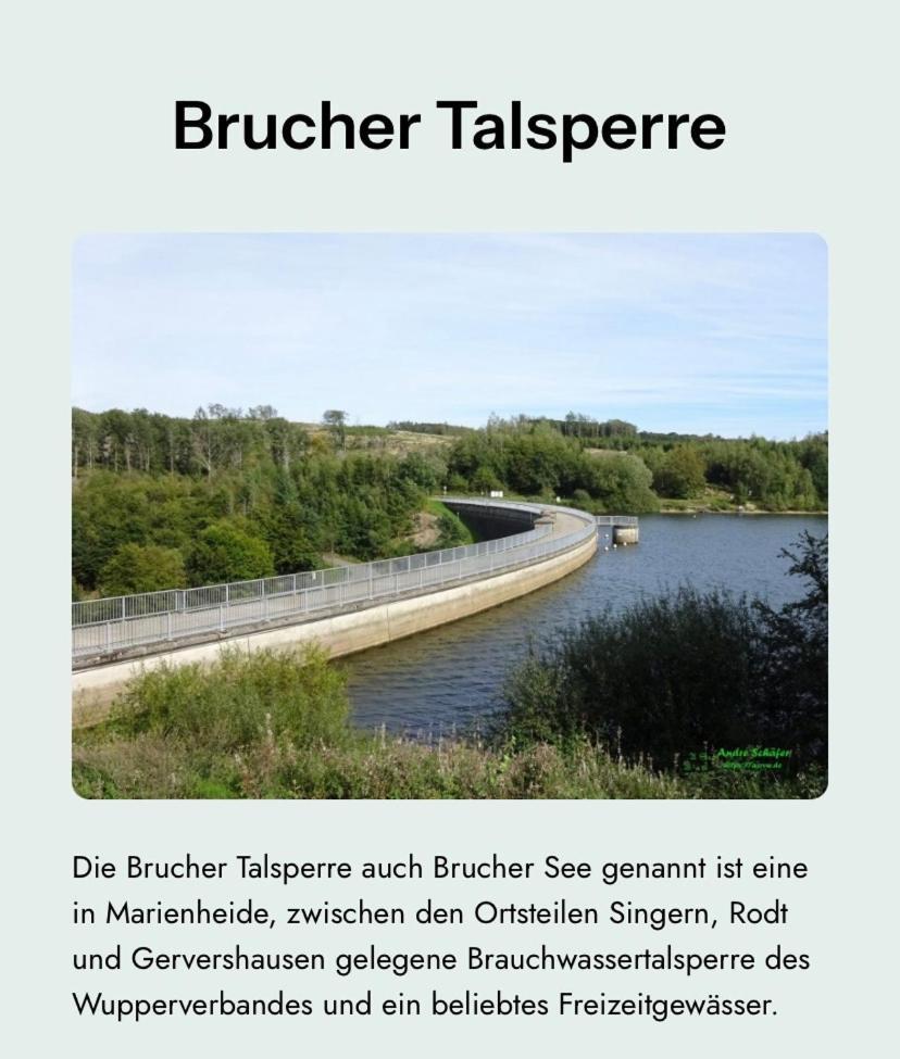מריאנהיידה Bruchersee-Gummersbach Nord מראה חיצוני תמונה